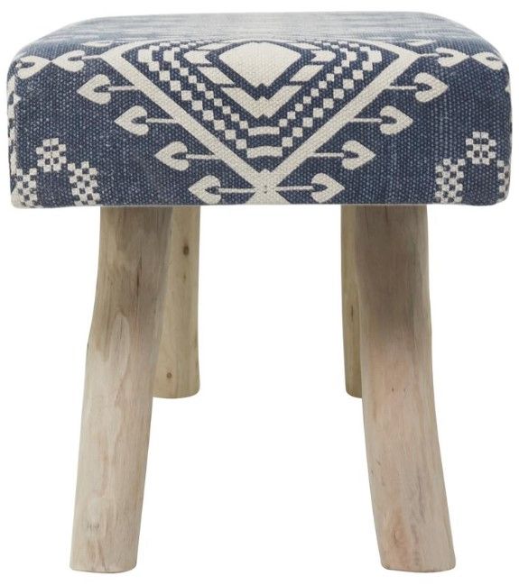 Deco Marche Blue/Brown Bench-2