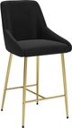 Zuo® Modern Madelaine Black/Gold Counter Stool-0