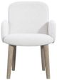 Bernhardt Loggia White Arm Chair-1