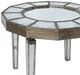 A & B Home Brown/Clear Table-1