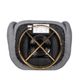 A & B Home Gray Swivel Barrel Chair-4