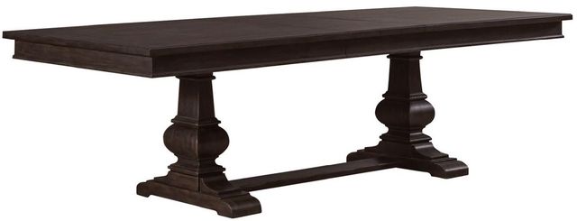 Liberty Furniture Paradise Valley 7-Piece Saddle Brown/Tobacco Rectangular Dining Table Set-1