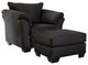 Signature Design by Ashley® Darcy 2-Piece Black Living Room Seating Set-0