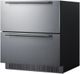 Summit® 30" Panel Ready Refrigerator Drawers-1