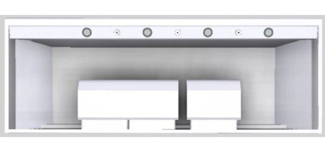 Vent-A-Hood® 66" White Wall Mounted Range Hood-3