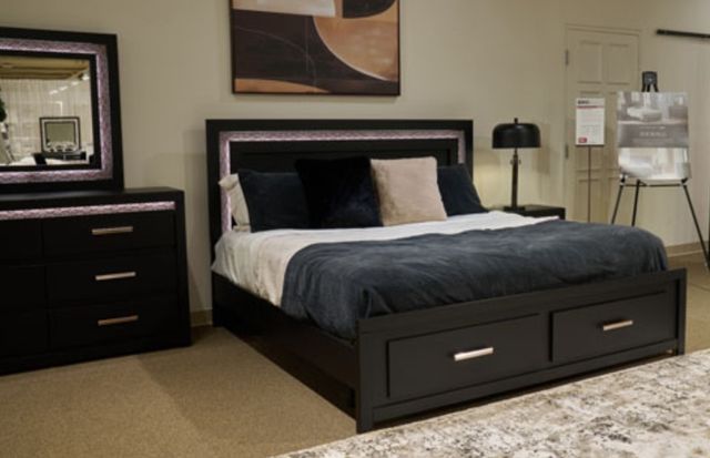 Signature Design by Ashley® Shoralli Black Dresser and Mirror-1