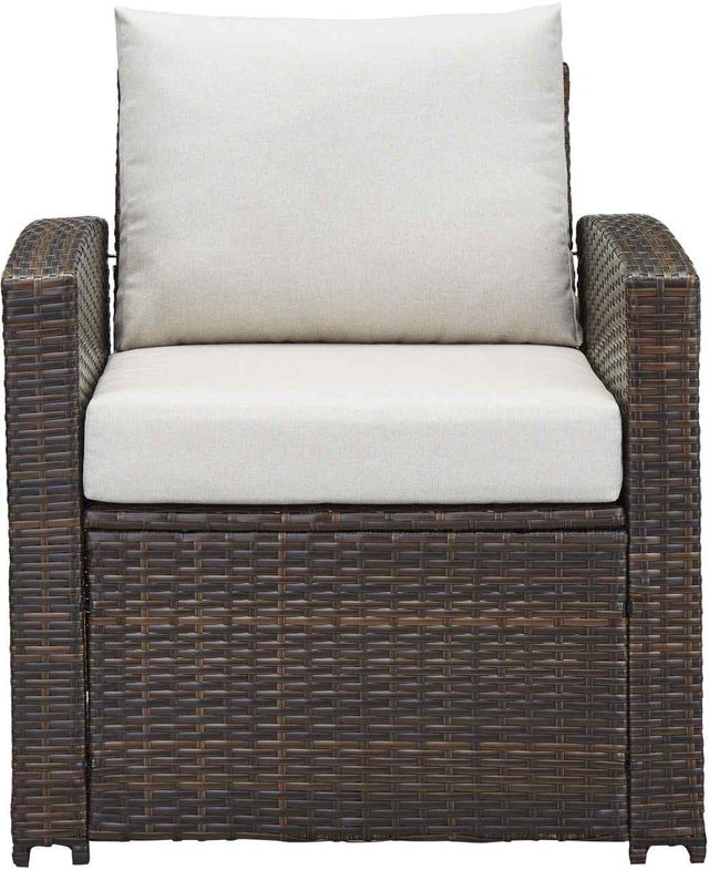 Signature Design by Ashley® East Brook 2-Piece Dark Brown Outdoor Conversation Set-1