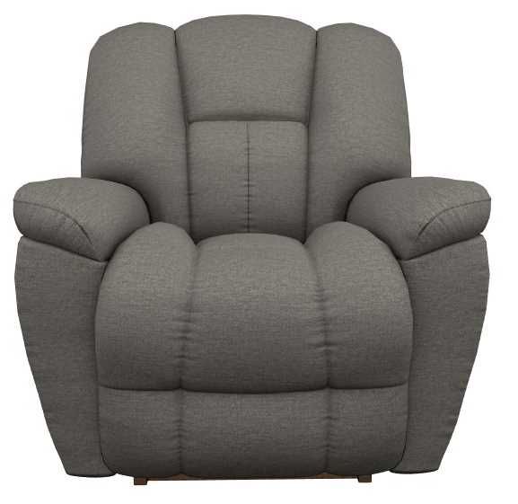 La-Z-Boy® Maverick Charcoal Power Rocking Recliner with Headrest-1