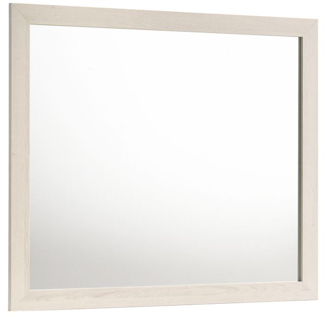 Crown Mark Lorraine Antique White Dresser Mirror-0