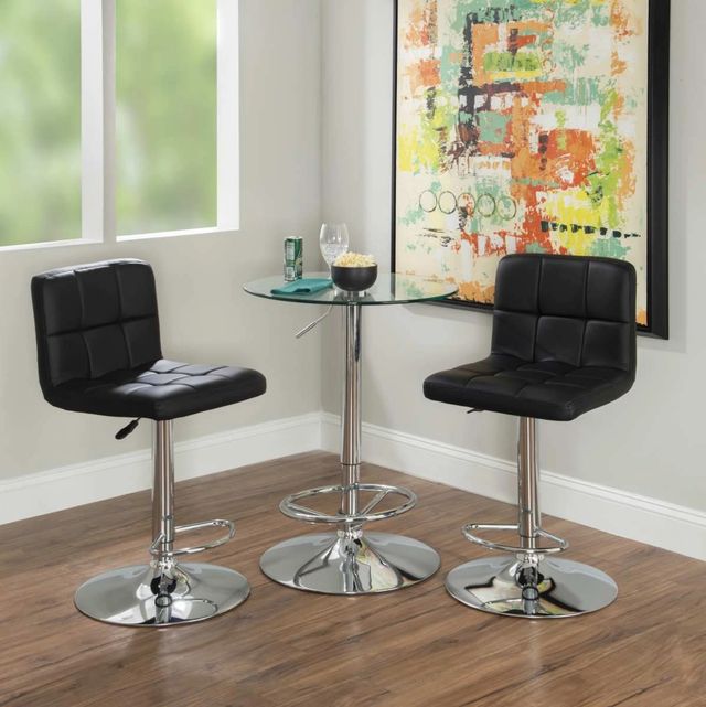 Powell® Brandt 3-Piece Black Adjustable Pub Set-1