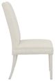 Fairfield® Customizable Entree Dining Concave Tall Back Dining Chair with Linen Legs-2