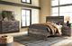 Signature Design by Ashley® Wynnlow 4-Piece Gray King Panel Bed Set-5