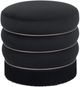 TOV Furniture Lakka Black Velvet Ottoman-3