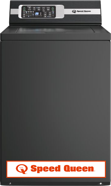 Queen Speed Queen® TR7 3.2 Cu. Ft. Matte Black Agitator Top Load Washer