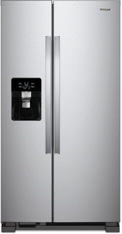 Whirlpool® 36 in. 24.6 Cu. Ft. Fingerprint Resistant Stainless Steel Side-by-Side Refrigerator