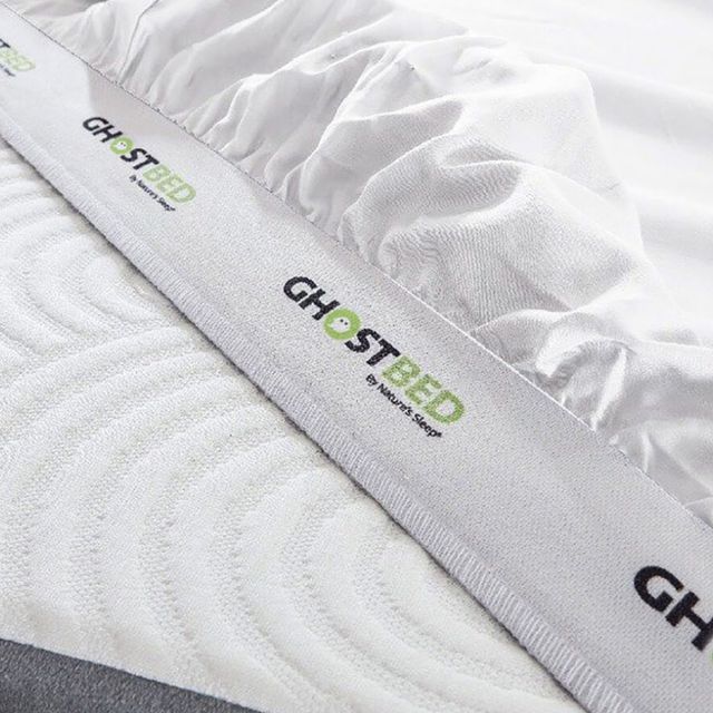 GhostBed® GhostSheets Premium Supima Cotton and Tencel Luxury Soft White Full Sheet Set-2