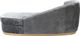 TOV Furniture Adele Slub Grey Chaise-2