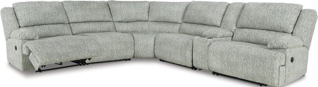 Signature Design by Ashley® McClelland 6-Piece Gray Reclining Sectional-0