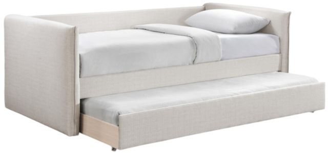 Meridian Furniture Colton Cream Twin Upholstered Daybed-0