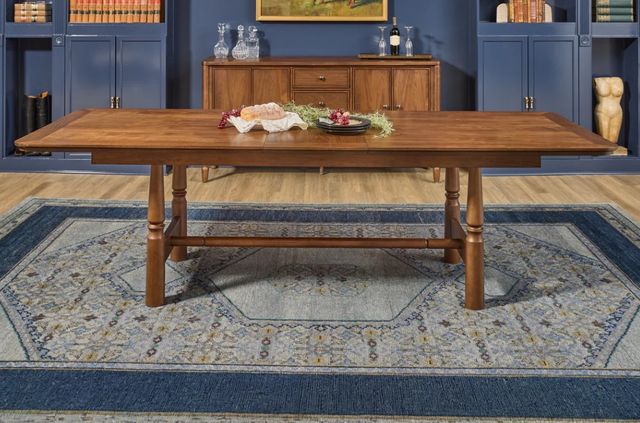 Flexsteel® Azalea Rectangular Walnut Dining Table-1