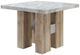 Global Furniture USA D04 Gray/White Bar Table with Natural Silver Base-0