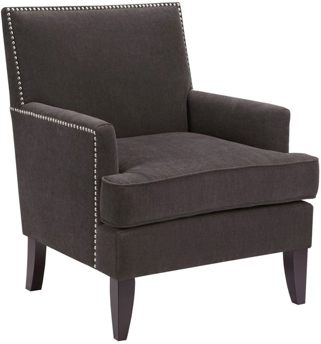 Olliix by Madison Park Charcoal Colton Track Arm Club Chair-2