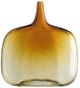 A & B Home Diana Warm Amber Sunlight Handcrafted Glass Vase-0