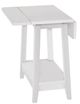 John Thomas Furniture® Destinations Pure White Drop Leaf Side Table-0