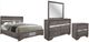 Global Furniture USA Seville 4-Piece Gray King Panel Bedroom Set-0