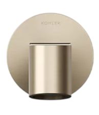 KOHLER® Components® Vibrant Brushed Bronze Wall-Mount Bathroom Sink Faucet Spout with Row Design-1