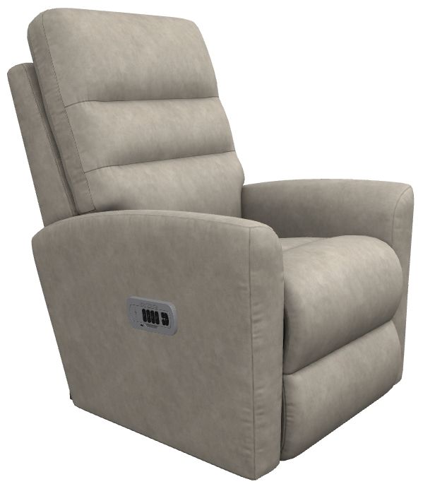 La-Z-Boy® Liam Pebble Power Rocking Recliner with Headrest and Lumbar-0
