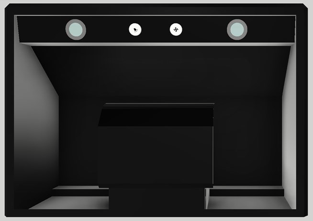 Vent-A-Hood® 36" Black Under Cabinet Hood-3
