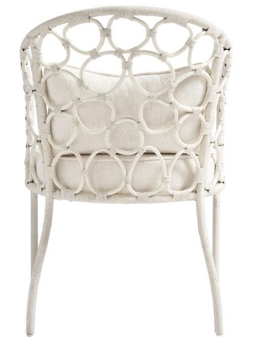 Universal Explore Home™ Weekender Coastal Living Home Pebble Nomad Snow-Sea Salt Dining Arm Chair-3