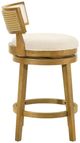 Armen Living Noely Amber Glow/White Counter Stool-4