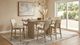 Coaster® Redbridge 2-Piece Cream/Natural Oak Upholstered Counter Stool Set-1