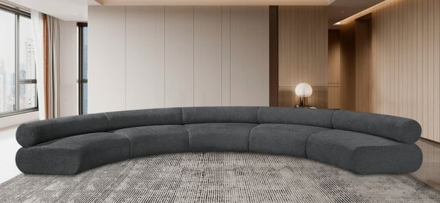 Meridian Furniture Bale 5-Piece Gray Modular Sectional-3