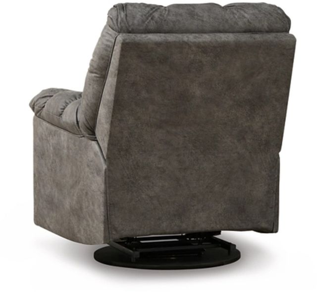 Signature Design by Ashley® Derwin Concrete Swivel Glider Recliner-4