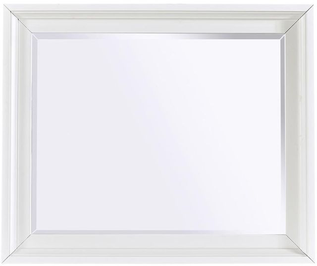Aspenhome® Cambridge White Dresser Landscaper Mirror-0
