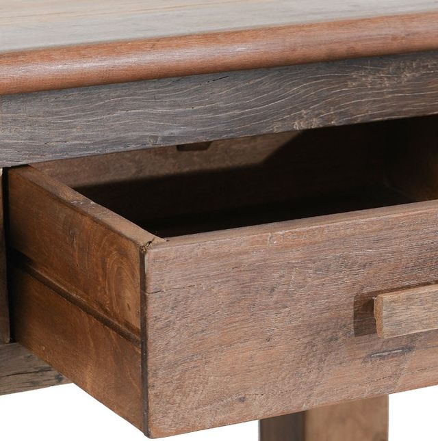 Classic Home Ezra Natural 6-Drawer Console Table-3