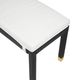 TOV Furniture Amara Charcoal/Cream Woven Rattan Bench-4