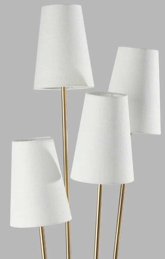 Adesso® Wentworth Antique Brass Floor Lamp-1