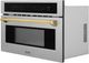ZLINE Autograph Edition 1.6 Cu. Ft. Satin Stainless Steel Electric Speed Oven-2