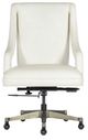Hooker® Furniture EC Meira Aline China White Swivel Tilt Executive Chair-2