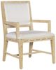 Hooker® Furniture Retreat Dune/Wiley Snow Dining Arm Chair-0