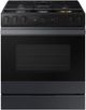 Samsung Bespoke 30" Matte Black Steel Slide-In Gas Range-0