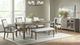 Elements International Versailles Contemporary Gray/White Dining Bench-2