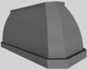 Vent-A-Hood® Designer Series 66" Gunsmoke Island Range Hood-2