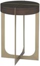 Fairfield® Goddard Smoked Stone Round Table with Champagne Base-0