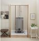 GE® 50 Gallon Gray Natural Gas Water Heater-1