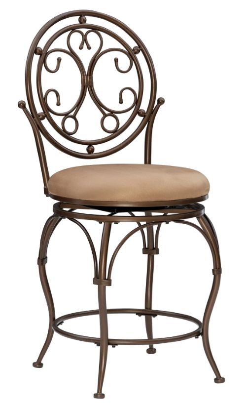 Powell® Baila Bronze/Tan Big and Tall Counter Stool-0